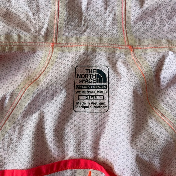 Bright Coral North Face Windbreaker Jacket - Picture 4 of 8
